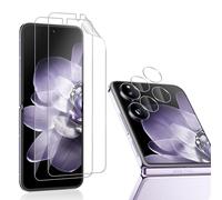 QULLOO Protector de Pantalla para Xiaomi Mix Flip [No es de Cristal],2 Piezas TPU Protector y 2 Piezas Protector Camara Cristal Templado, Fácil instalación, Sin Burbujas Funda Friendly