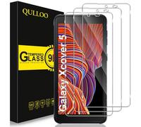QULLOO Protector de Pantalla Samsung Galaxy Xcover 5/Xcover 5 Entreprise Edition, Cristal Templado [9H Dureza][Alta Definición][Fácil de Instalar] - 3 Piezas