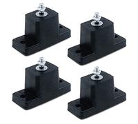 Quluxe Tacos de goma amortiguadores y aisladores de vibración para mini bombas de calor/agua, compresores de aire (paquete de 4)