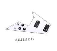 QUMIIRITY 1 Juego 3 Placa Rayada De 3 Capas Cubierta Humbucker De Guitarra Golpeador Golpeador Cargado Golpeador De Guitarra Acustica Rascador Golpeadores De Repuesto