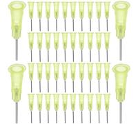 QUMIIRITY 100 Agujas Dispensadoras de Punta Roma 20g, Acero Inoxidable, Diámetro 0,9 Mm, Paquete de 100 Unidades, para Dispensación Precisa de Pegamento Industrial y Aplicaciones