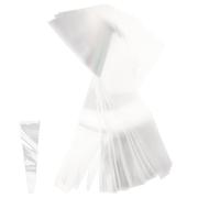 QUMIIRITY 100 Bolsas de Embalaje Transparentes para Flores, Fundas Individuales de Plástico Opp de 3 Micras, Prácticas y Decorativas para Floristería y Regalos, Ideales para Bodas y Uso