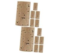 QUMIIRITY 12piezas Tapones De Corcho Para Flauta Repuestos De Cabezal De Flauta Accesorios De Instrumentos Musicales De Corcho Natural Mejora El Rendimiento Musical