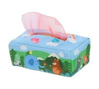 QUMIIRITY 1juego Juguete De Caja De Pañuelos Para Bebés Juguete Sensorial Para Desarrollo Motriz Accesorio De Estimulación Para Niño Niña Pequeños Para Manipulación y Interactivo