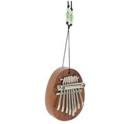QUMIIRITY 1Juego Mini Kalimba de Teclas con Cordón Instrumento Musical de Bolsillo de Percusión Principiantes y