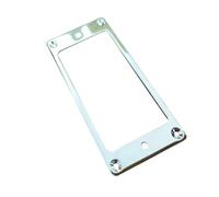 QUMIIRITY 1piezas Anillos De Montaje De Pickup Humbucker De Metal Estructura Plana y Resistente Marco De Montaje Para Guitarras Eléctricas Color Plateado Fácil Instalación