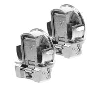 QUMIIRITY 2 piezas Bisagras Ajustables de para Puertas de Mueble Zinc para Armarios y Gabinetes Instalación y