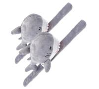 QUMIIRITY 2 Piezas Pulsera Círculo Pop Muñequera Animales Pulsera Rellena Peluche Pulseras De Fiesta Pulseras Cómodas Bandas De Bofetadas Para Fiesta Favor De Fiesta Light Grey Tela