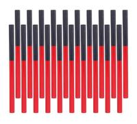 QUMIIRITY 20 Lápices Hexagonales de Carpintero de Doble Punta Roja y Azul, Lápices Marcadores de Madera para Dibujo Técnico y Artístico, Adecuado para Oficina, Escuela y Hogar