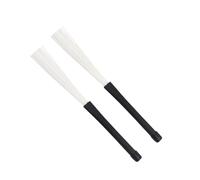 QUMIIRITY 2piezas Cepillo De Tambor Jazz Mango De Nylon Accesorios Para Instrumentos De Percusión Compatible Baterías y Instrumentos De Percusión