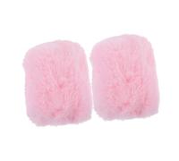 QUMIIRITY 2piezas Cubiertas De Micrófono De Protección Para Grabación y Ktv Antiviento y Antisalpicaduras Compatible Micrófonos De Condensador Color Rosa