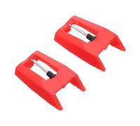 QUMIIRITY 2piezas De Para Tocadiscos Stylus De Compatible Gramófonos y Reproductores De Vinilo