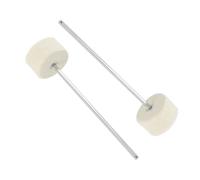 QUMIIRITY 2piezas De Tambor De Batería De Fieltro Para Práctica De Jazz Accesorios De Instrumento De Percusión Base Resistente y