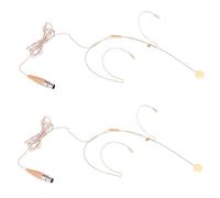 QUMIIRITY 2piezas Micrófono De Condensador Diadema Amplificador De Voz para Enseñanza y Diseño y Cómodo para Presentaciones y