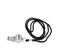 QUMIIRITY 2piezas Silbato De Metal Para Árbitros Pack Cordón De Acero Inoxidable Silbatos Metálicos Para Fútbol y Deportes De Primeros Auxilios