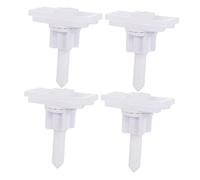 QUMIIRITY 4 juegos Kit de Fijación para Asiento de Inodoro Tornillos y Bisagras Resistentes para Tapadera Wc Accesorios Prácticos para Reparación Rápida
