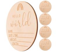 QUMIIRITY 5piezas Carteles De De Para Bebés Tarjetas De Crecimiento Para De Recién Nacidos Accesorios Fotográficos Mensuales