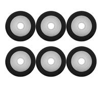 QUMIIRITY 6 Piezas Rodillos de Presión para Reparación de Grabadora de Casetes, Rodillos de Goma 12.8-6.3-8.3-2.5 Mm, Repuesto para Reproductor Cassette y Radio Casete CD