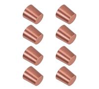 QUMIIRITY 8 Piezas Pies de Latón Cónicos para Bandejas y Tablas de Madera Soportes Estables y Decorativos para Cajas de Joyas Elevadores para Muebles y Protectores Multifuncionales