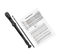 QUMIIRITY 8agujero Flauta Dulce De g Instrumento Musical Para Principiantes Con Varilla De Limpieza y Manual Inglés Para Prácticas Clase y Actuaciones