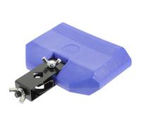 QUMIIRITY Accesorio Para Percusión Latina Batería Cencerro Para Batería De Plástico Azul Abrazadera De Montaje y, Sonido y Natural, Ligero y Portátil Para Soporte De Percusión