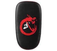 QUMIIRITY Almohadilla Protectora contra Patadas para Entrenamiento de Kickboxing, Escudo de Patada Rojo Curvado y Grueso, Equipo de Boxeo para Artes Marciales, Almohadilla de Pie