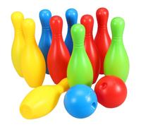 QUMIIRITY Bolos para Juguete de Bolos Interactivos para Interior y Exterior Juego de de Botellas y para Actividades Físicas y Desarrollo de Habilidades