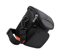 QUMIIRITY Bolsa de Hombro para Cámara Compatible con Sony A6000/a6300/a5100/a5000, Estuche Protector de Nylon Resistente, Correa Ajustable, Funda de Almacenamiento para Fotografía y Viaje