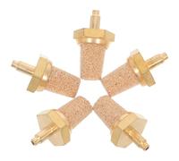 QUMIIRITY Boquilla De Cobre M5 Para Máquina De Niebla - Silenciador Neumático Reductor De Ruido - Filtro De Para Generadores De Humo En Escenarios - Pack De 5 Unidades