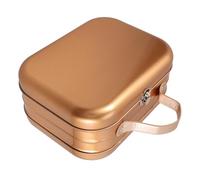 QUMIIRITY Caja De Almacenamiento De De Mano De Estaño Estuche De Empaque Multifuncional Caja De Recuerdos Diseño Elegante y Versátil