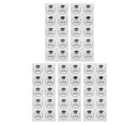 QUMIIRITY Calcomanías de Graduación 2026 Negras y Doradas 38 Mm, 5 Hojas 50 Pegatinas Autoadhesivas Impermeables para Sobres, Invitaciones y Decoración de Fiesta de Estudiantes de