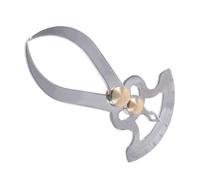 QUMIIRITY Calibre de Acero Inoxidable para Medir Espesores Interiores y Exteriores, Medidor de Grosor Portátil Pequeño, Herramienta de Medición Precisa para Carpintería y Uso Industrial