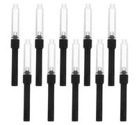 QUMIIRITY Convertidor para Pluma Estilográfica de 2.6 Mm, 10 Piezas de Recambio de Plástico Resistente para Recarga de Tinta, Compatible Mayoría de Plumas para Escritura Profesional