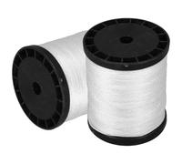 QUMIIRITY Cuerda de Nailon para Construcción 2 Rollos 70 M Trenzada Color Claro Cuerda de Mampostería Resistente para Albañilería y Jardinería de Ladrillos Profesional