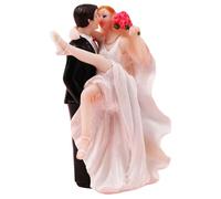 QUMIIRITY Figurita De Novios Resina para Pastel De Boda Adorno De Pareja Romántica para Decoración De Bodas y Eventos Especiales para San Valentín y Aniversarios