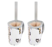 QUMIIRITY Funda para Botella de Leche Térmica y Protectora, Bolsa Isotérmica para Biberones de Boca Estándar, Tamaño Mediano, Pack 2 Unidades, Adecuado para Viaje y Almacenamiento