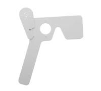 QUMIIRITY Herramienta de Optometría Plástica Oclusor Ocular Manual para Examen de Visión Ligero y Resistente Cubierta de Ojo para Pruebas Visuales Consultorios