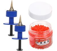 QUMIIRITY Juego de Pinzas para Gusanos de Sangre Azul 2 Unidades Ligas Elásticas 1,5x3 Cm (Aprox 3000 Piezas) - Herramienta Multifuncional para Amarrar Cebo de Pesca al Aire Libre,