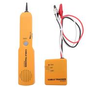 QUMIIRITY Kit Buscador de Cables Telefónicos Rj11, Lanzador y Receptor para Prueba de Cortocircuito y Localización de Líneas, Comprobador de Cableado de Red, Tester de Cables