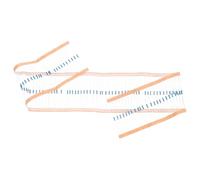 QUMIIRITY Kit Electrónico 100 Resistencias de Película Metálica 100 Ω 1/4w 0,25w 1% Tolerancia para Experimentos y Reparaciones Electrónicas, Resistencia de Alta Precisión y Valor Fijo, Uso