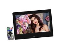 QUMIIRITY Marco Digital Publicitario con Reproductor De Pantalla Led De Compatible con USB y Tarjeta para Imágenes y Vídeos