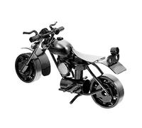 QUMIIRITY Modelo De Motocicleta De Hierro Retro Decoración Metálica De Escritorio Negro Escultura Artística para Decoración del Hogar y Oficina Coleccionable