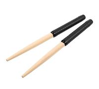QUMIIRITY Par De Baquetas Maibachi Taiko De Madera Cónica Negras 35 Cm Para Tambor Japonés Taiko, Resistentes y Ligeras Para Práctica y Performance