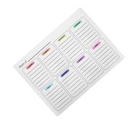 QUMIIRITY Pegatina de Pizarra Adhesiva Removible 40x53 Cm Calendario Mensual Borrable en Seco para Planificación Semanal Organizador de Tareas para Oficina, Hogar y Escuela