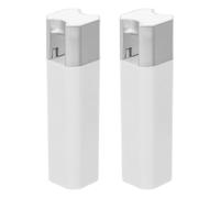 QUMIIRITY Perilla para Persianas de Ventana 2 Piezas, Peso de Repuesto 55g, Tirador de Cordón Color Plateado Claro, Accesorios para Cortinas y Estores, Control de Cierre para Decoración