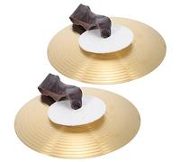 QUMIIRITY Platillos Militares De Aleación Platillos Para Danza Del Vientre Instrumento Musical De Mano Portátiles Para Rendimiento Pequeños De Mano Para Instrumento Musical