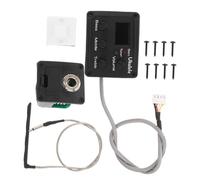 QUMIIRITY Preamplificador De Guitarra Digital Con Ecualizador De 4 Bandas, Sintonizador Lcd Para Guitarras Acústicas Y Eléctricas, Piezoeléctrica Para Una De Sonido