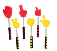 QUMIIRITY Puntero Telescópico Retráctil para Profesores y Varilla Extensible Esponja Suave Puntero de Dedo para Aula Enseñanza Interactiva y Juegos Educativos 6 Estilos de Gestos