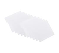 QUMIIRITY Separadores de Discos de Vinilo 10 Piezas, Organizador de Registros Plástico 0,75 Mm Grosor, Tarjetas Clasificadoras en Color Blanco 19x20,5 Cm para Colección y Archivo