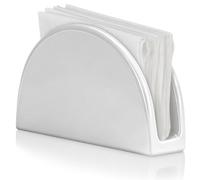 QUMIIRITY Servilletero de Cerámica de Color Claro para Encimera, Soporte Cuadrado para Servilletas, Dispensador Práctico para Cocina y Comedor, Adecuado para Cafeterías y Uso Doméstico